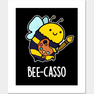 Bee-casso Cute Artist Bee Pun Posters and Art